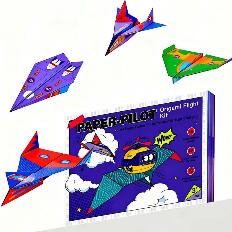 🎁Gift Idea Hot Sale 50% OFF🎄🛩️Creative DIY Paper Airplane Set For Kids