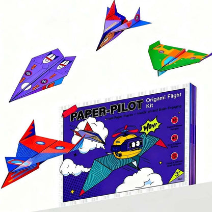 🎁Gift Idea Hot Sale 50% OFF🎄🛩️Creative DIY Paper Airplane Set For Kids