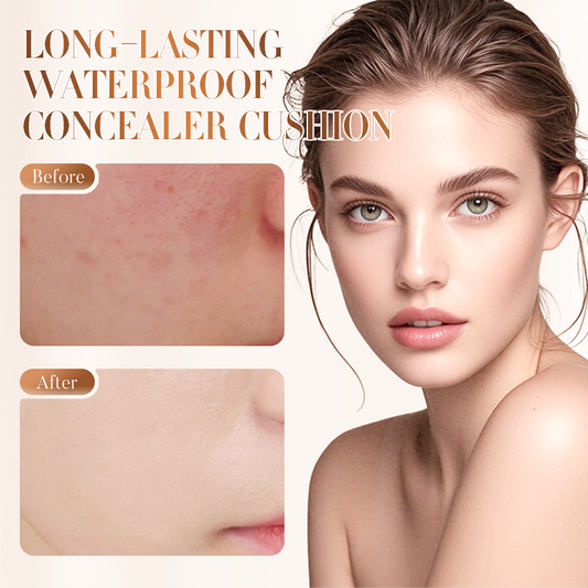 🚨 BUY 1 GET 1 FREE! ✨ FlawLock Waterproof Cushion - 24H Natural Matte Wear & Transfer-Resistant 🧽💖
