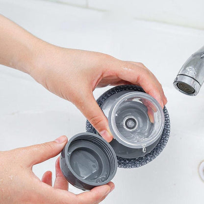 ✨Soap Dispensing Palm Kitchen Brush | Mess-Free Cleaning!