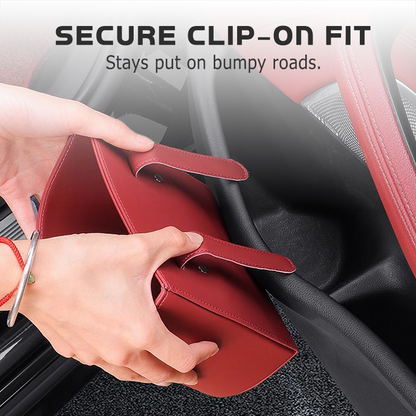 🎉 2026 Sale — Over 95,000 Sold! 🚗 Leather Car Door Cup Holder – Clip-On Mount, Holds Drinks & Phones – Instant Extra Storage! ✨
