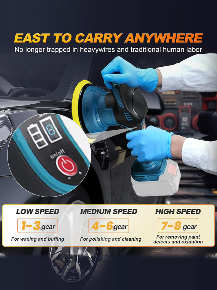 🔥Cordless Car Buffer Polisher Kit with 8-Speed⚡ Free shipping ✈️