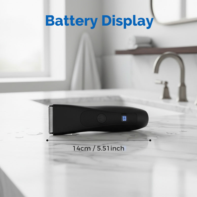🪒 LIMITED TIME: 50% OFF! 🔥 Digital Body Trimmer for Men – Trusted by 35,000+ Men, L-Shaped Blade for Safe Full-Body Grooming ✨