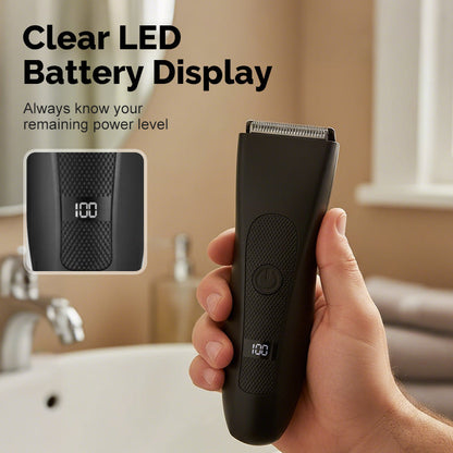 🪒 LIMITED TIME: 50% OFF! 🔥 Digital Body Trimmer for Men – Trusted by 35,000+ Men, L-Shaped Blade for Safe Full-Body Grooming ✨