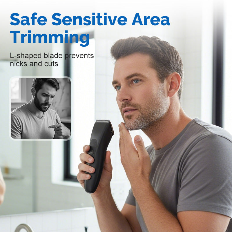 🪒 LIMITED TIME: 50% OFF! 🔥 Digital Body Trimmer for Men – Trusted by 35,000+ Men, L-Shaped Blade for Safe Full-Body Grooming ✨