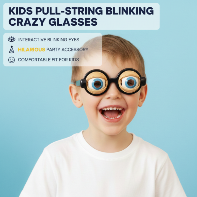⚡️Special Price Only ￡7.99!!🏆💥Funny Glasses with Winking Eye Mechanism