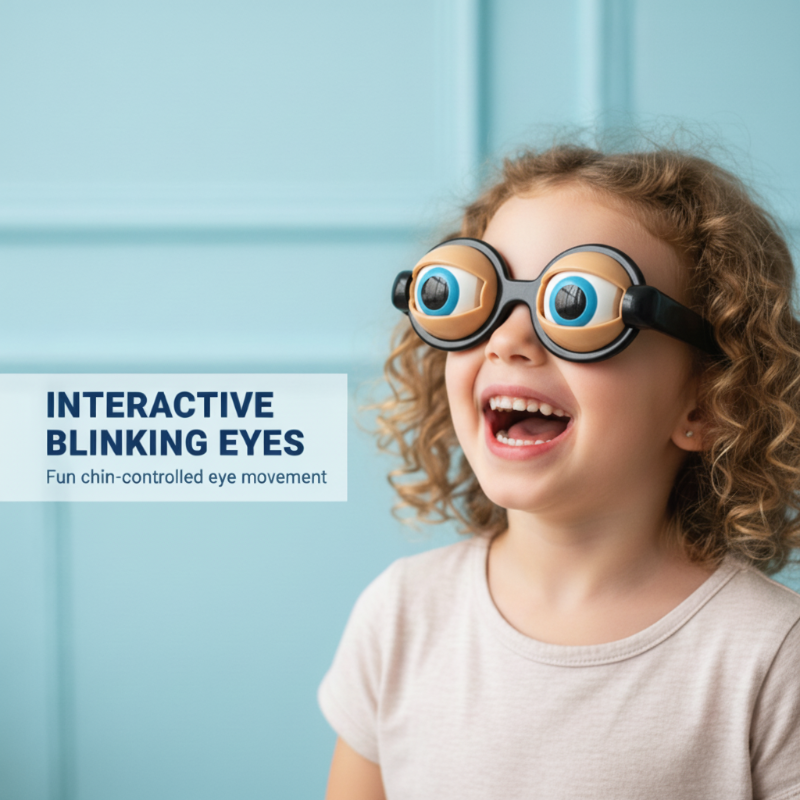 ⚡️Special Price Only ￡7.99!!🏆💥Funny Glasses with Winking Eye Mechanism