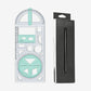 Multifunctional geometry drawing ruler