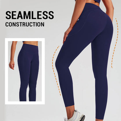 Women's High-Waisted Quick-Dry Seamless Yoga Leggings