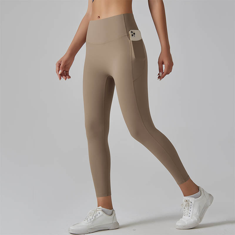 Women's High-Waisted Quick-Dry Seamless Yoga Leggings