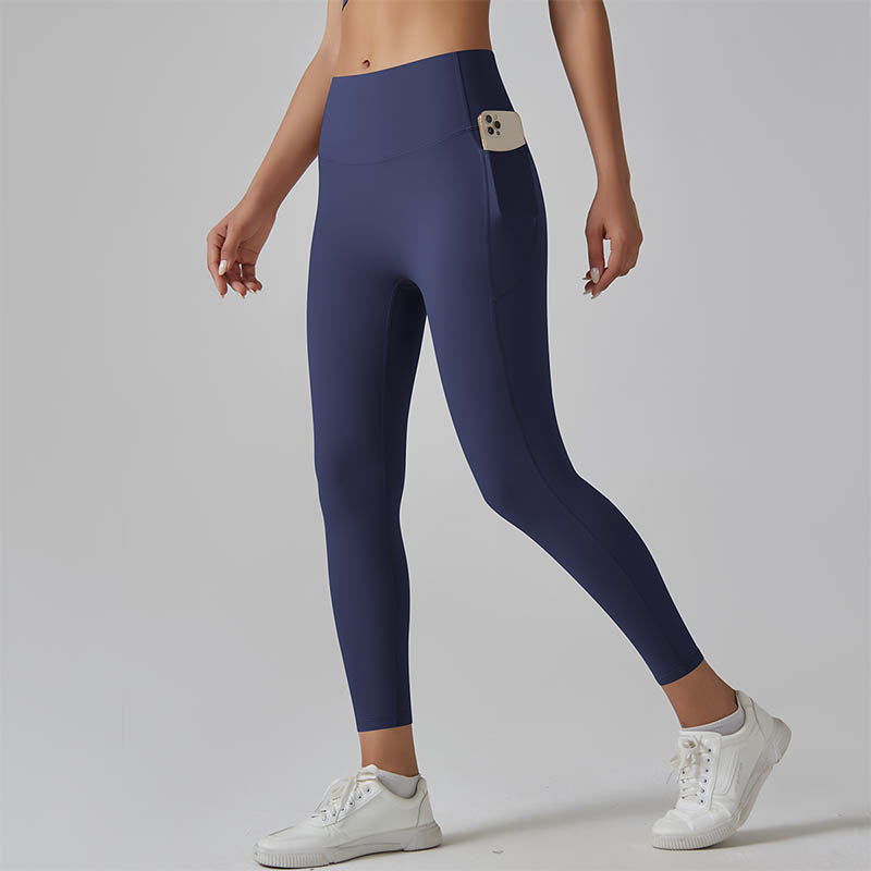 Women's High-Waisted Quick-Dry Seamless Yoga Leggings