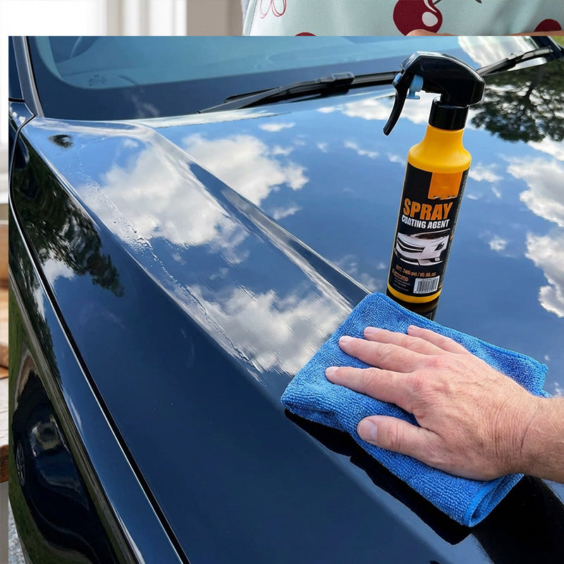 💥 Limited Time Deal! 3-in-1 SiO₂ Ceramic Quick Coat Spray – Instant Gloss, No-Streak Finish & Hydrophobic Shield