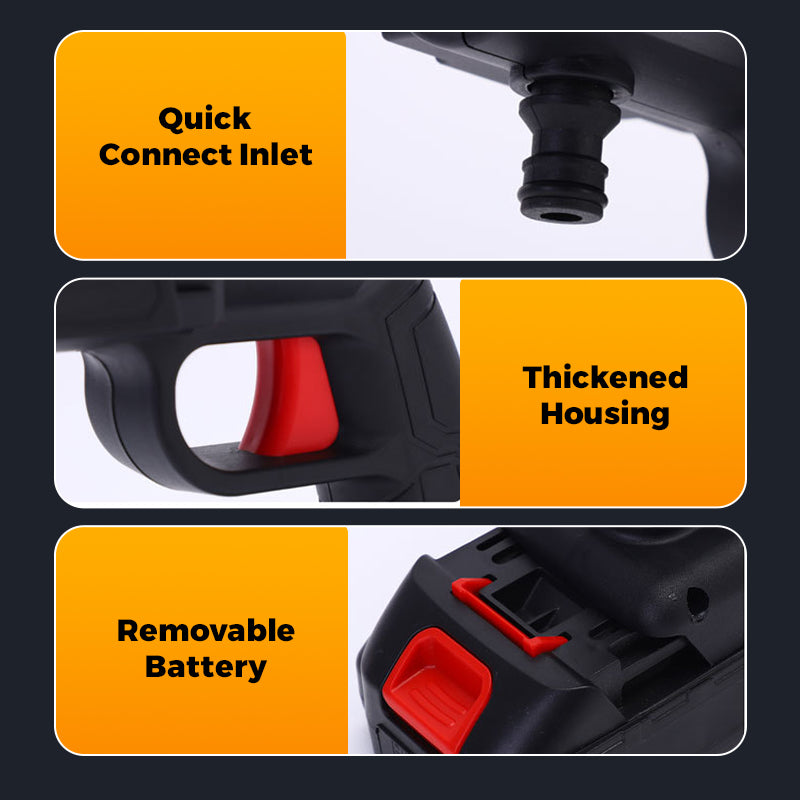 💦Multi-Function Portable Cordless High Pressure Washer