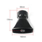 Car horn with microphone