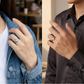 Geometric Oval Ring with Zirconia Accents