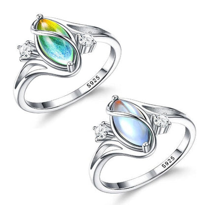 Geometric Oval Ring with Zirconia Accents