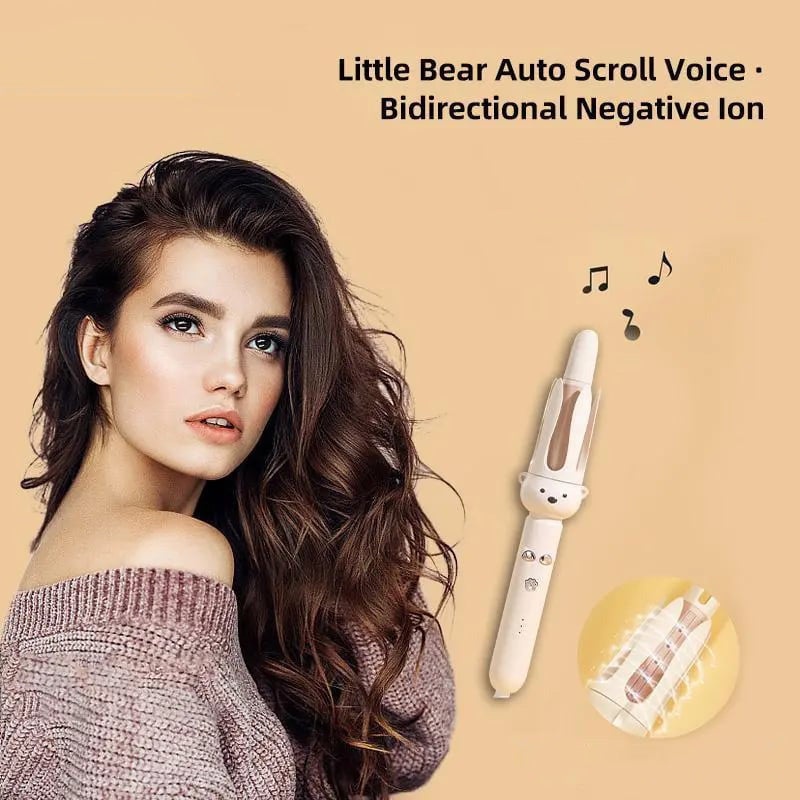 【Free Shipping】Anti-Scald Auto Curling Wand