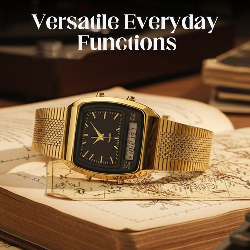 ⌚ 60% OFF NOW! ✨ Retro Style Square Face Multifunction Watch – Chronograph, Date Display & Classic Design 🕰️