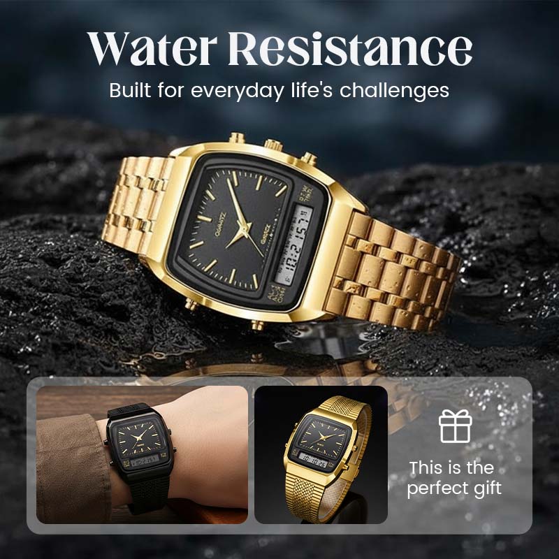 ⌚ 60% OFF NOW! ✨ Retro Style Square Face Multifunction Watch – Chronograph, Date Display & Classic Design 🕰️