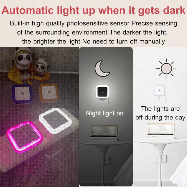 🎉 2026 Sale — Over 88,000 Sold! 🌙 Plug-in LED Night Light – Dusk-to-Dawn Sensor & Warm White Glow 🏠