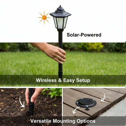 🏮 50% OFF NOW! ☀️ Vintage Solar-Powered Hexagonal Garden Lights – Decorative, Auto On/Off & Weatherproof for Pathways & Yard 🌿