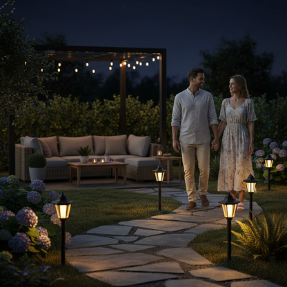🏮 50% OFF NOW! ☀️ Vintage Solar-Powered Hexagonal Garden Lights – Decorative, Auto On/Off & Weatherproof for Pathways & Yard 🌿