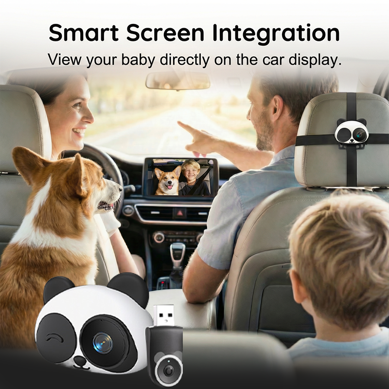 【FREE SHIPPING】Car Rear Seat Baby Camera Monitor