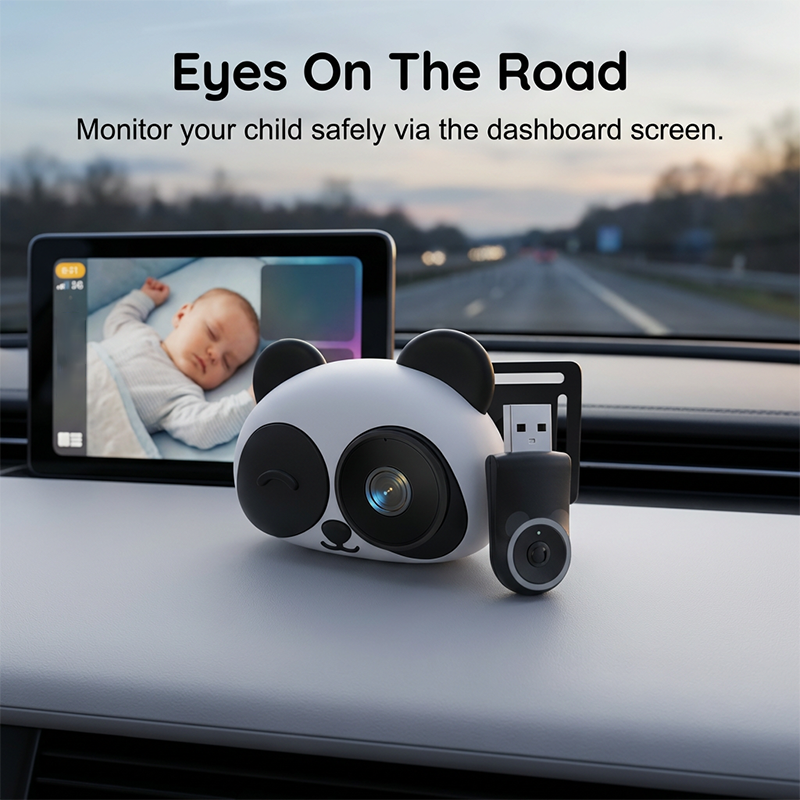 【FREE SHIPPING】Car Rear Seat Baby Camera Monitor