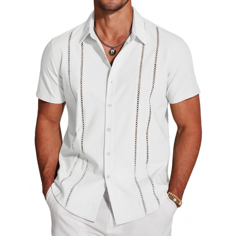 💐50% OFF ! Men's Button-Down Shirt – Breathable & Quick-Dry 🏃💨