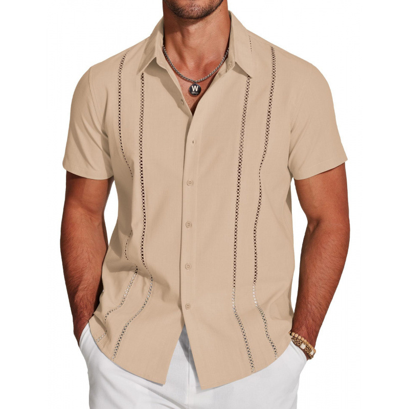 💐50% OFF ! Men's Button-Down Shirt – Breathable & Quick-Dry 🏃💨