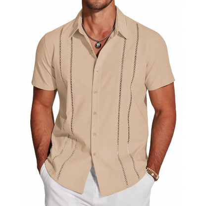 💐50% OFF ! Men's Button-Down Shirt – Breathable & Quick-Dry 🏃💨