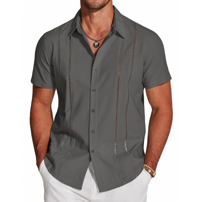 💐50% OFF ! Men's Button-Down Shirt – Breathable & Quick-Dry 🏃💨