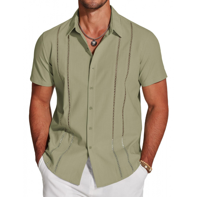 💐50% OFF ! Men's Button-Down Shirt – Breathable & Quick-Dry 🏃💨