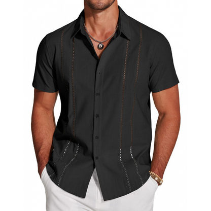 💐50% OFF ! Men's Button-Down Shirt – Breathable & Quick-Dry 🏃💨