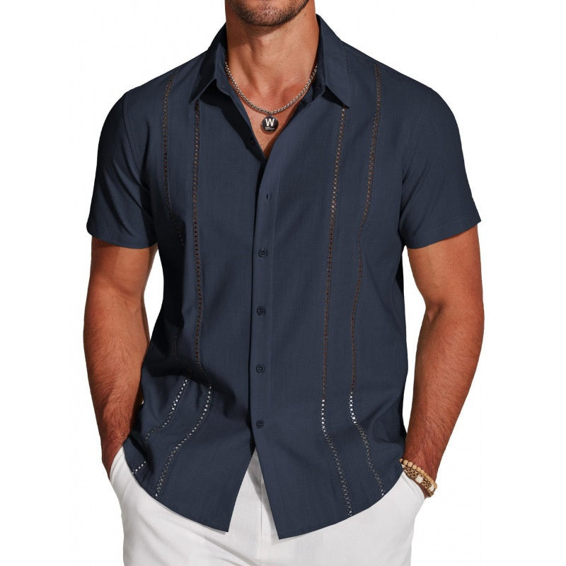 💐50% OFF ! Men's Button-Down Shirt – Breathable & Quick-Dry 🏃💨