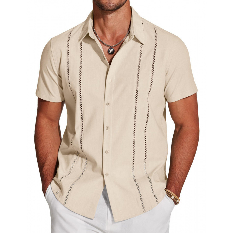 💐50% OFF ! Men's Button-Down Shirt – Breathable & Quick-Dry 🏃💨