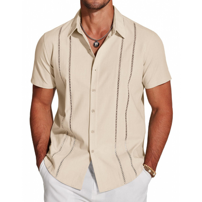 💐50% OFF ! Men's Button-Down Shirt – Breathable & Quick-Dry 🏃💨