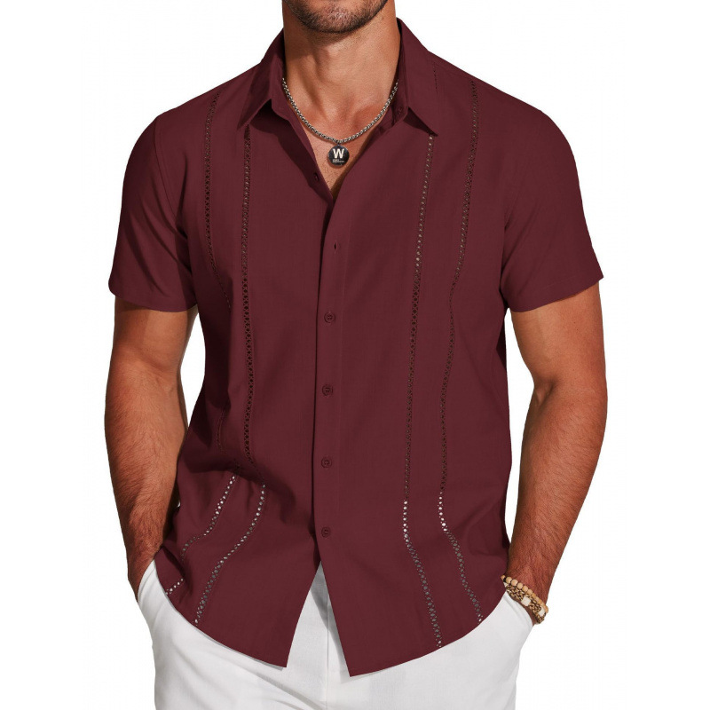 💐50% OFF ! Men's Button-Down Shirt – Breathable & Quick-Dry 🏃💨