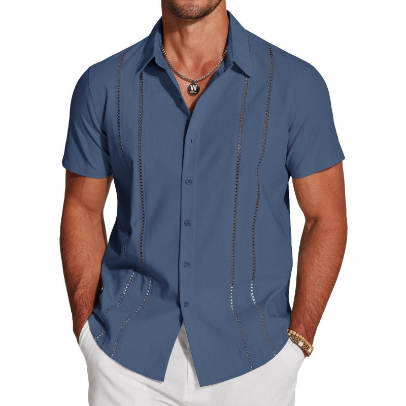 💐50% OFF ! Men's Button-Down Shirt – Breathable & Quick-Dry 🏃💨