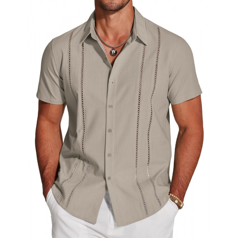 💐50% OFF ! Men's Button-Down Shirt – Breathable & Quick-Dry 🏃💨