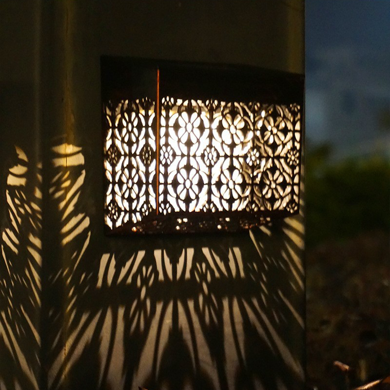 💡 50% OFF NOW! ☀️ Solar Powered LED Hollow Wall Light – Decorative, Auto On/Off & Weatherproof for Pathway & Yard 🏡