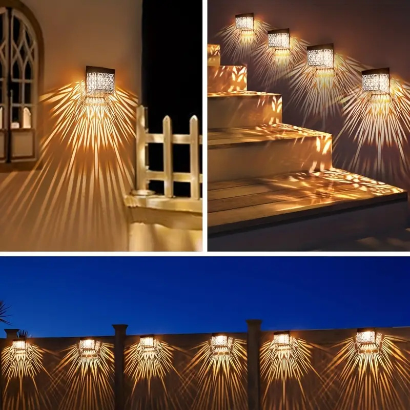 💡 50% OFF NOW! ☀️ Solar Powered LED Hollow Wall Light – Decorative, Auto On/Off & Weatherproof for Pathway & Yard 🏡