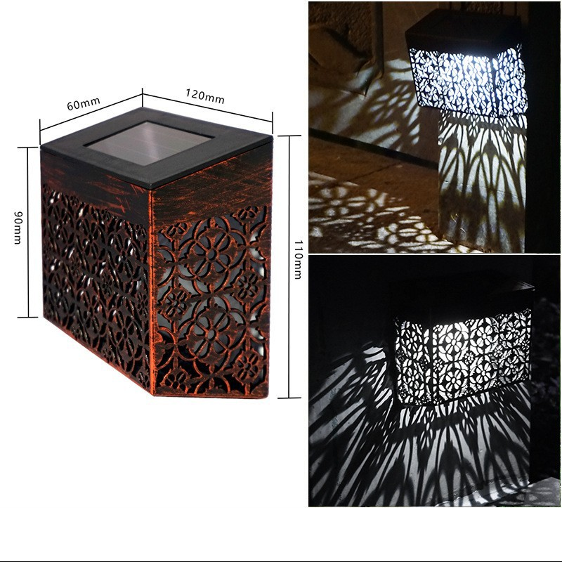💡 50% OFF NOW! ☀️ Solar Powered LED Hollow Wall Light – Decorative, Auto On/Off & Weatherproof for Pathway & Yard 🏡