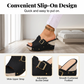 Women's Peep-Toe Wedge Slide Sandals