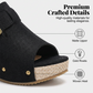 Women's Peep-Toe Wedge Slide Sandals