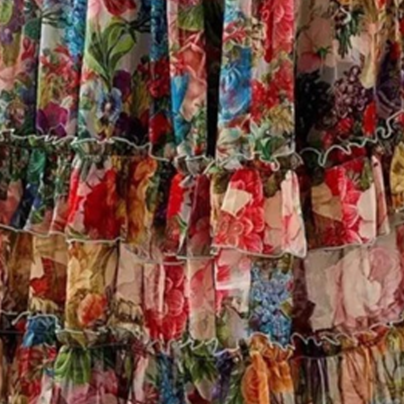 【Exceptional Price】Limited-time 50% off⏰Romantic V-Neck Lantern Sleeve Floral Dress👗