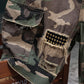 Men's Studded Camo Cargo Shorts