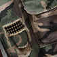 Men's Studded Camo Cargo Shorts