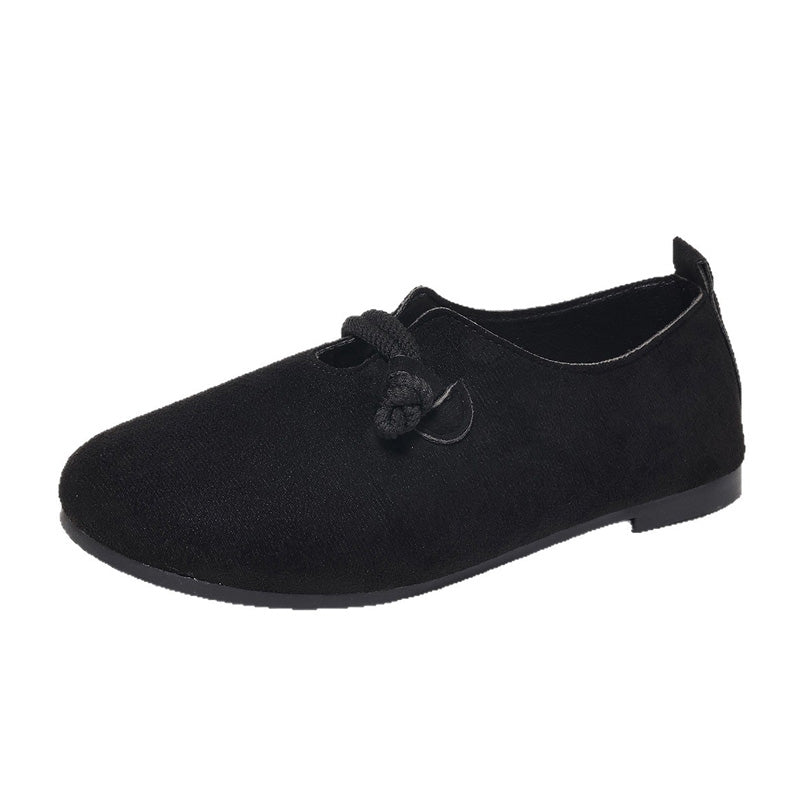 🥿 50% OFF NOW! 🎀 Comfortable Slip-On Faux Suede Flats – Easy On/Off, Roomy Round Toe & Timeless Colors 💫