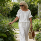 【Exceptional Price】👚 50% OFF NOW! 💃 Women's Drawstring Top & Pants 2-Piece Set – Relaxed Fit, Comfortable & Perfect for Lounging or Everyday Style 🌸